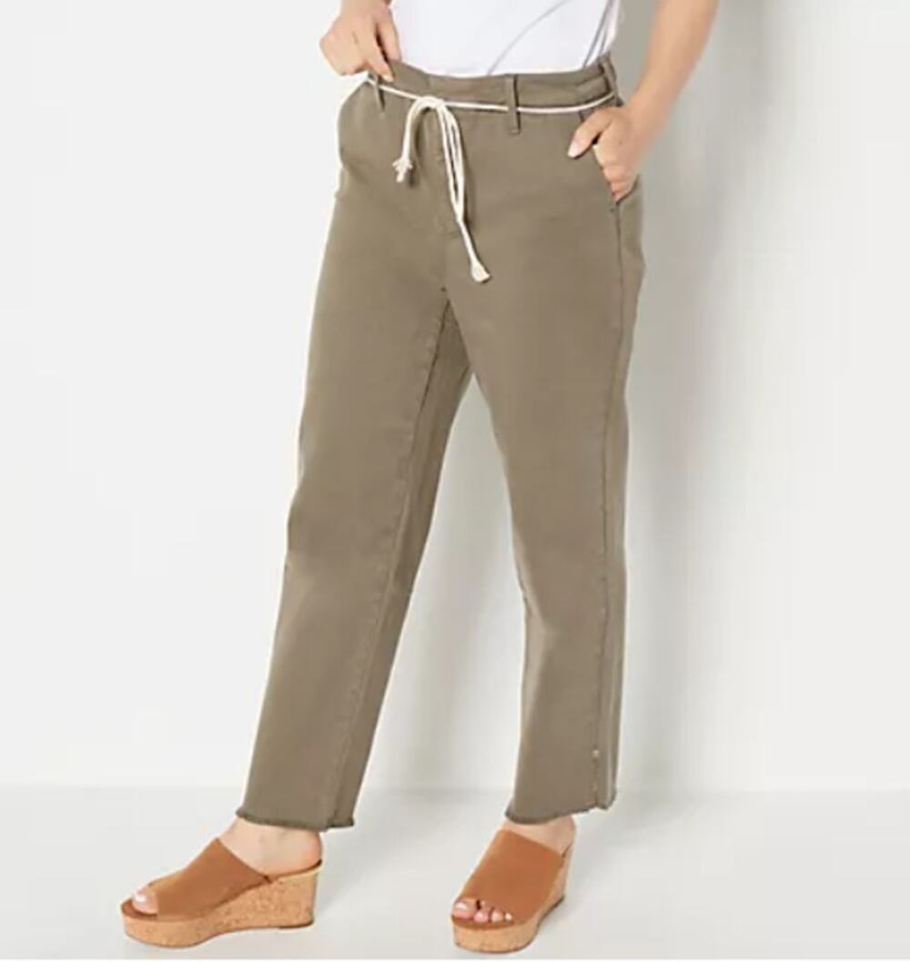 NEW NYDJ Women's Relaxed Ankle Trouser Pants Size XS/S Waist 28"